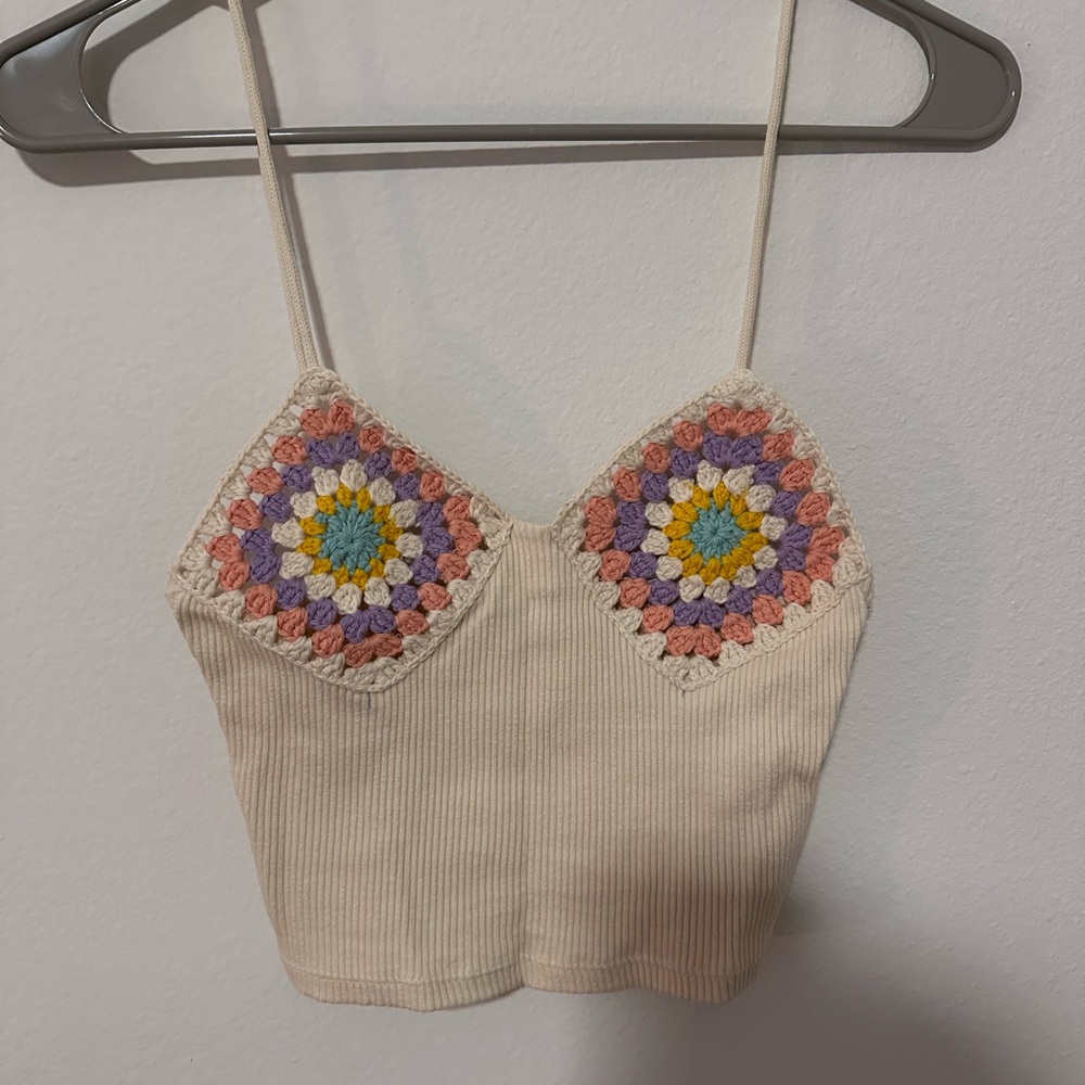 Zara Crotchet Crop Top